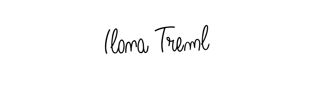 How to make Ilona Treml signature? Angelique-Rose-font-FFP is a professional autograph style. Create handwritten signature for Ilona Treml name. Ilona Treml signature style 5 images and pictures png