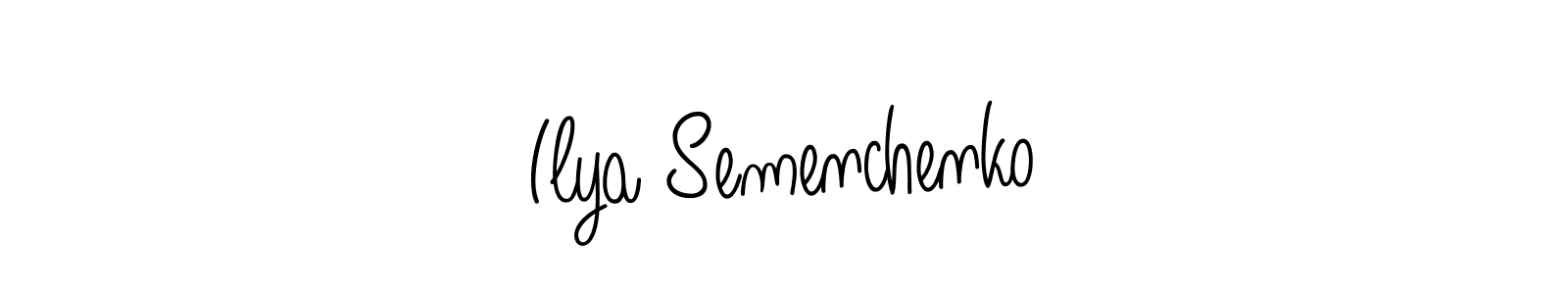 Angelique-Rose-font-FFP is a professional signature style that is perfect for those who want to add a touch of class to their signature. It is also a great choice for those who want to make their signature more unique. Get Ilya Semenchenko name to fancy signature for free. Ilya Semenchenko signature style 5 images and pictures png