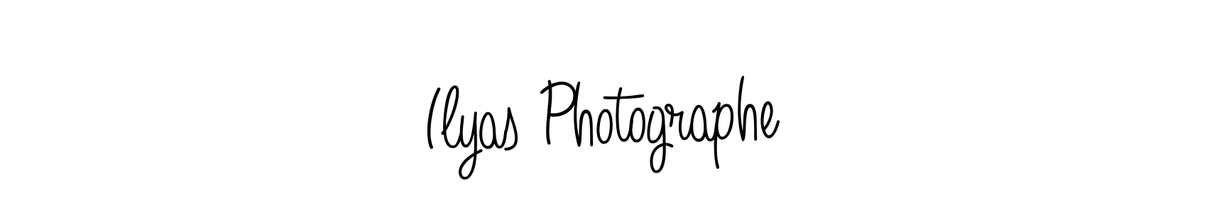 if you are searching for the best signature style for your name Ilyas Photographe. so please give up your signature search. here we have designed multiple signature styles  using Angelique-Rose-font-FFP. Ilyas Photographe signature style 5 images and pictures png