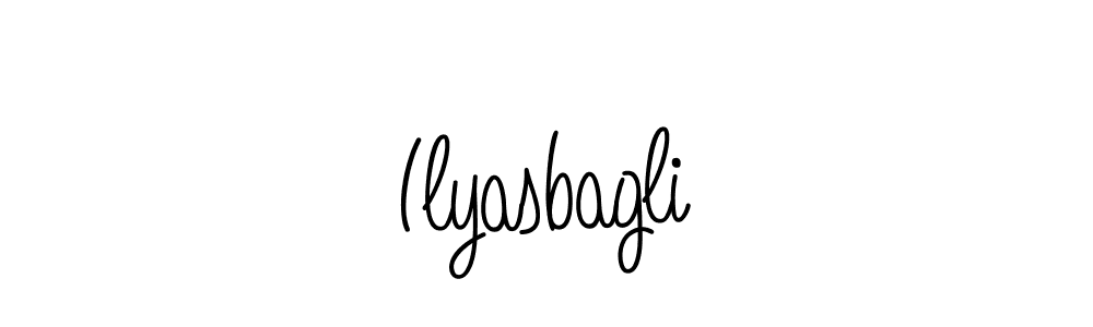Use a signature maker to create a handwritten signature online. With this signature software, you can design (Angelique-Rose-font-FFP) your own signature for name Ilyasbagli. Ilyasbagli signature style 5 images and pictures png