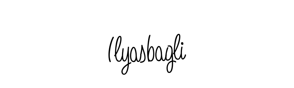 Use a signature maker to create a handwritten signature online. With this signature software, you can design (Angelique-Rose-font-FFP) your own signature for name Ilyasbagli. Ilyasbagli signature style 5 images and pictures png