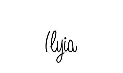 Also we have Ilyia name is the best signature style. Create professional handwritten signature collection using Angelique-Rose-font-FFP autograph style. Ilyia signature style 5 images and pictures png