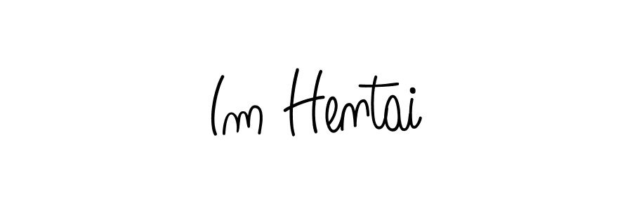 Use a signature maker to create a handwritten signature online. With this signature software, you can design (Angelique-Rose-font-FFP) your own signature for name Im Hentai. Im Hentai signature style 5 images and pictures png