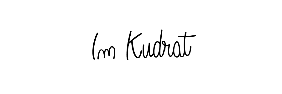 How to Draw Im Kudrat signature style? Angelique-Rose-font-FFP is a latest design signature styles for name Im Kudrat. Im Kudrat signature style 5 images and pictures png
