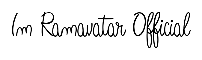 This is the best signature style for the Im Ramavatar Official name. Also you like these signature font (Angelique-Rose-font-FFP). Mix name signature. Im Ramavatar Official signature style 5 images and pictures png