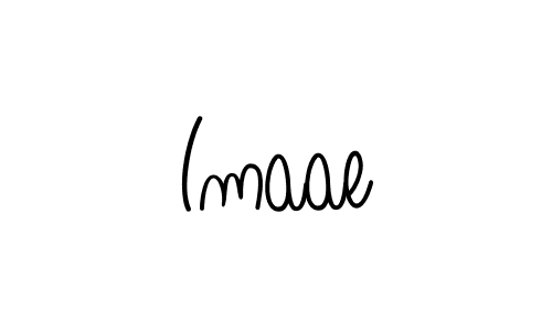 You should practise on your own different ways (Angelique-Rose-font-FFP) to write your name (Imaae) in signature. don't let someone else do it for you. Imaae signature style 5 images and pictures png