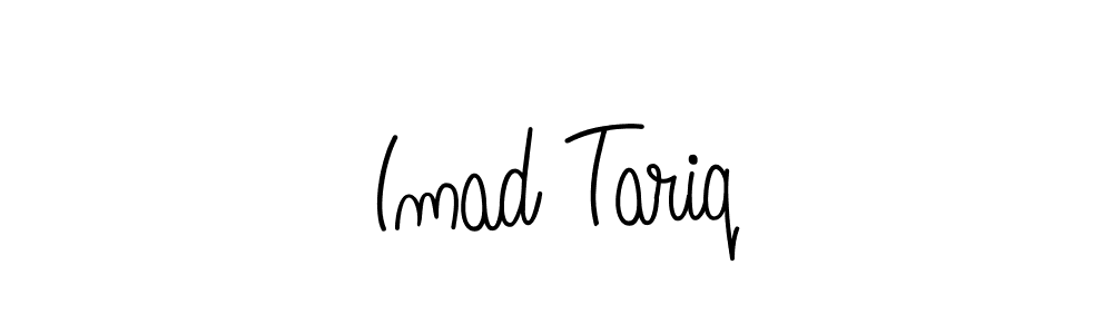 if you are searching for the best signature style for your name Imad Tariq. so please give up your signature search. here we have designed multiple signature styles  using Angelique-Rose-font-FFP. Imad Tariq signature style 5 images and pictures png
