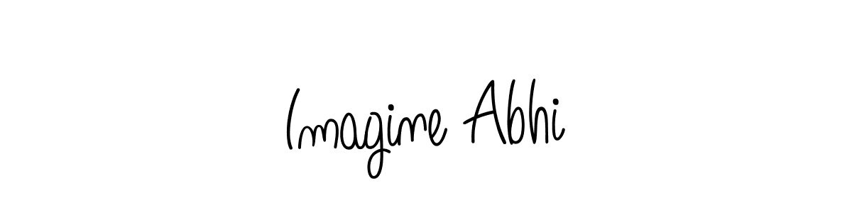 Once you've used our free online signature maker to create your best signature Angelique-Rose-font-FFP style, it's time to enjoy all of the benefits that Imagine Abhi name signing documents. Imagine Abhi signature style 5 images and pictures png