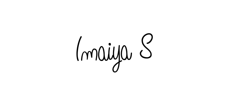if you are searching for the best signature style for your name Imaiya S. so please give up your signature search. here we have designed multiple signature styles  using Angelique-Rose-font-FFP. Imaiya S signature style 5 images and pictures png