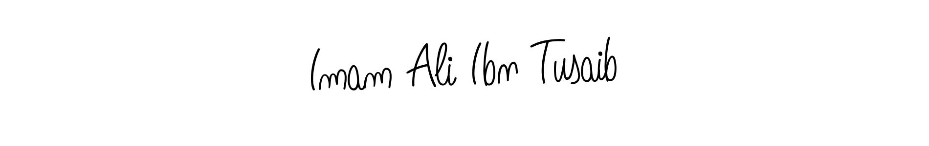 Use a signature maker to create a handwritten signature online. With this signature software, you can design (Angelique-Rose-font-FFP) your own signature for name Imam Ali Ibn Tusaib. Imam Ali Ibn Tusaib signature style 5 images and pictures png