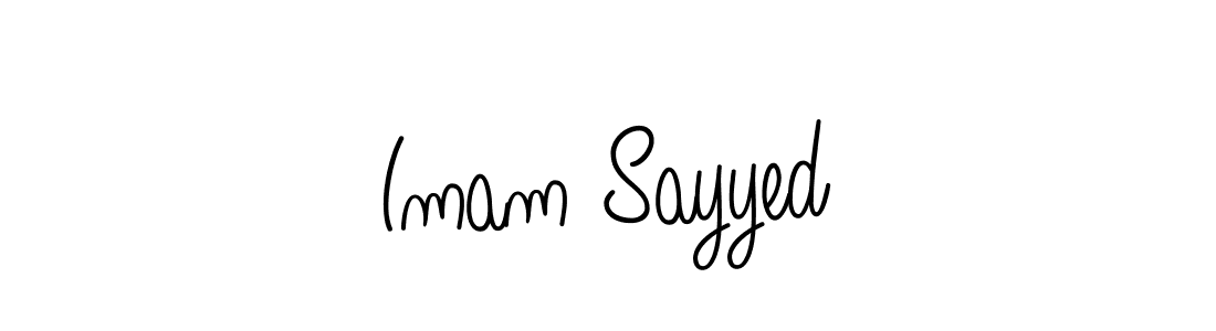 Similarly Angelique-Rose-font-FFP is the best handwritten signature design. Signature creator online .You can use it as an online autograph creator for name Imam Sayyed. Imam Sayyed signature style 5 images and pictures png