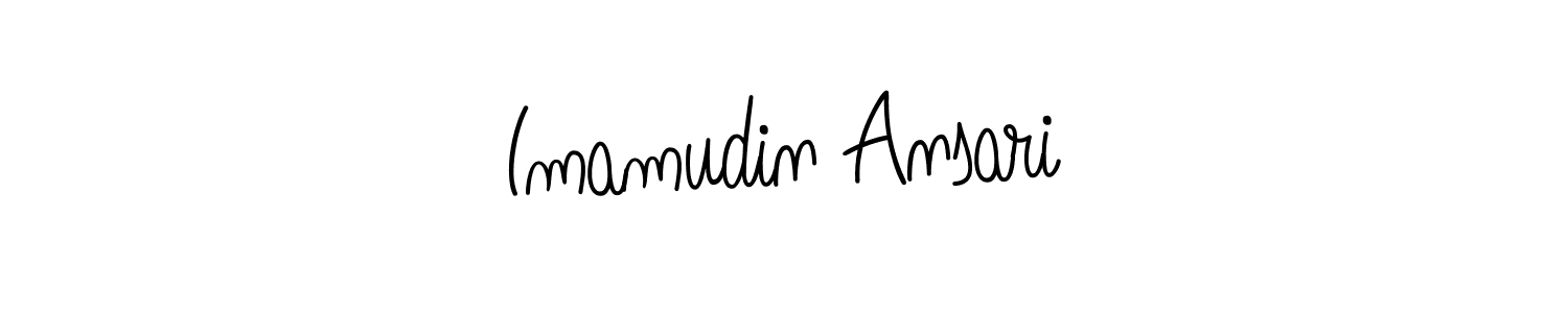 Also You can easily find your signature by using the search form. We will create Imamudin Ansari name handwritten signature images for you free of cost using Angelique-Rose-font-FFP sign style. Imamudin Ansari signature style 5 images and pictures png