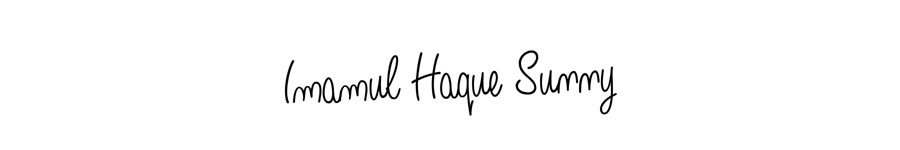 Create a beautiful signature design for name Imamul Haque Sunny. With this signature (Angelique-Rose-font-FFP) fonts, you can make a handwritten signature for free. Imamul Haque Sunny signature style 5 images and pictures png