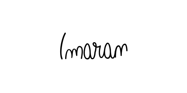 Imaran stylish signature style. Best Handwritten Sign (Angelique-Rose-font-FFP) for my name. Handwritten Signature Collection Ideas for my name Imaran. Imaran signature style 5 images and pictures png