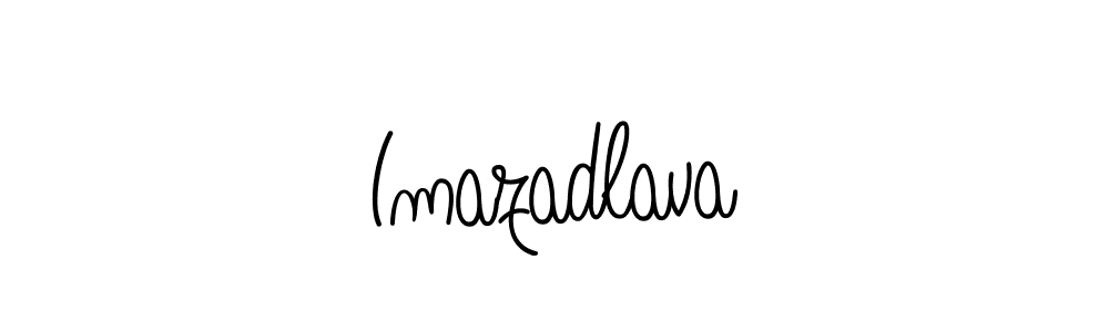 if you are searching for the best signature style for your name Imazadlava. so please give up your signature search. here we have designed multiple signature styles  using Angelique-Rose-font-FFP. Imazadlava signature style 5 images and pictures png