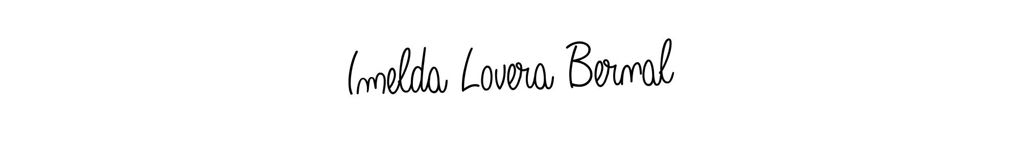 Also You can easily find your signature by using the search form. We will create Imelda Lovera Bernal name handwritten signature images for you free of cost using Angelique-Rose-font-FFP sign style. Imelda Lovera Bernal signature style 5 images and pictures png