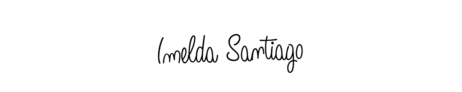 Also You can easily find your signature by using the search form. We will create Imelda Santiago name handwritten signature images for you free of cost using Angelique-Rose-font-FFP sign style. Imelda Santiago signature style 5 images and pictures png