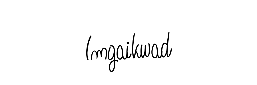 Use a signature maker to create a handwritten signature online. With this signature software, you can design (Angelique-Rose-font-FFP) your own signature for name Imgaikwad. Imgaikwad signature style 5 images and pictures png