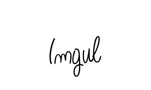 Imgul stylish signature style. Best Handwritten Sign (Angelique-Rose-font-FFP) for my name. Handwritten Signature Collection Ideas for my name Imgul. Imgul signature style 5 images and pictures png