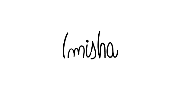 How to make Imisha signature? Angelique-Rose-font-FFP is a professional autograph style. Create handwritten signature for Imisha name. Imisha signature style 5 images and pictures png