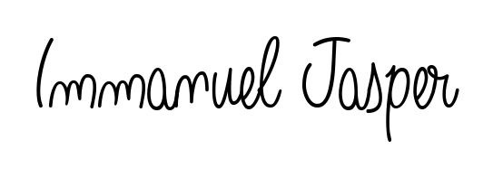 Designed for modern professionals: Immanuel Jasper name signature crafted with Angelique-Rose-font-FFP script. Ready for digital PDF workflows. Immanuel Jasper signature style 5 images and pictures png