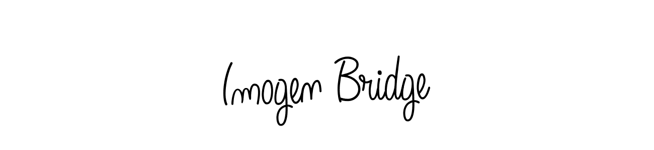 Here are the top 10 professional signature styles for the name Imogen Bridge. These are the best autograph styles you can use for your name. Imogen Bridge signature style 5 images and pictures png
