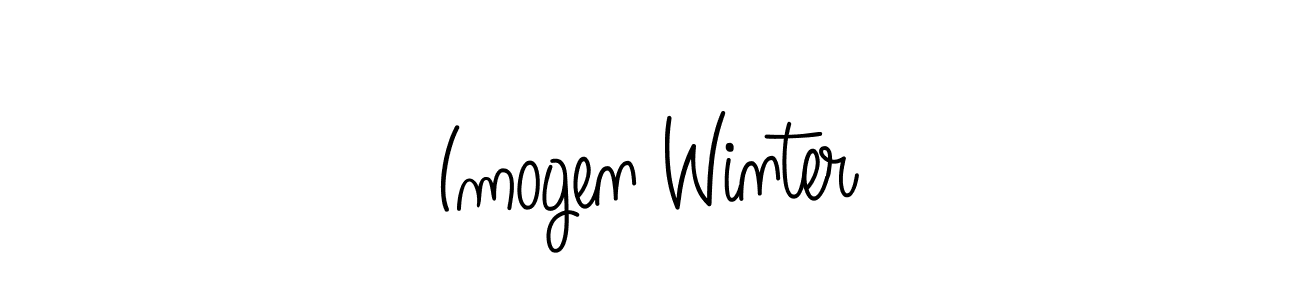 Create a beautiful signature design for name Imogen Winter. With this signature (Angelique-Rose-font-FFP) fonts, you can make a handwritten signature for free. Imogen Winter signature style 5 images and pictures png