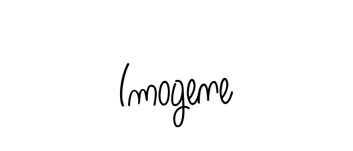 How to make Imogene name signature. Use Angelique-Rose-font-FFP style for creating short signs online. This is the latest handwritten sign. Imogene signature style 5 images and pictures png