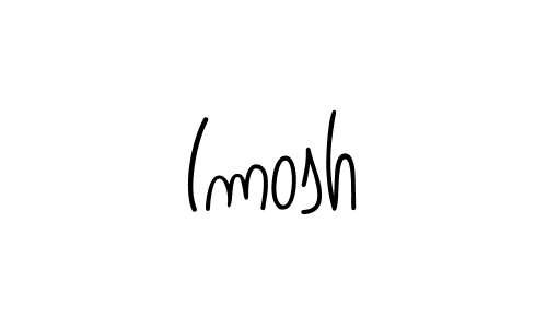 Design your own signature with our free online signature maker. With this signature software, you can create a handwritten (Angelique-Rose-font-FFP) signature for name Imosh. Imosh signature style 5 images and pictures png