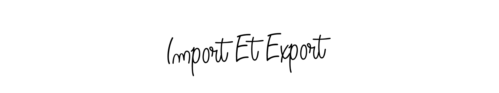 This is the best signature style for the Import Et Export name. Also you like these signature font (Angelique-Rose-font-FFP). Mix name signature. Import Et Export signature style 5 images and pictures png