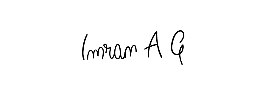 Also You can easily find your signature by using the search form. We will create Imran A G name handwritten signature images for you free of cost using Angelique-Rose-font-FFP sign style. Imran A G signature style 5 images and pictures png