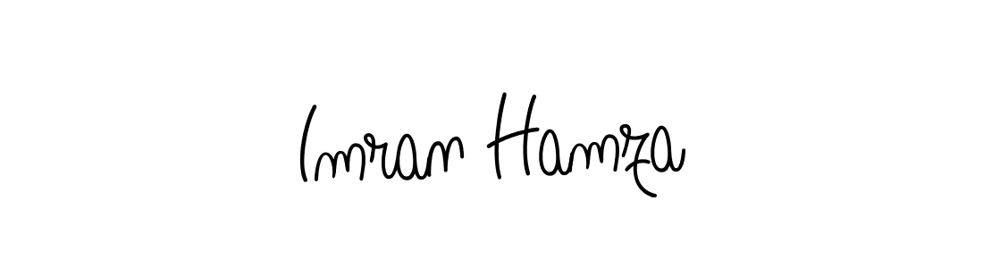 Use a signature maker to create a handwritten signature online. With this signature software, you can design (Angelique-Rose-font-FFP) your own signature for name Imran Hamza. Imran Hamza signature style 5 images and pictures png