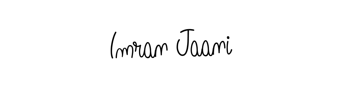 You can use this online signature creator to create a handwritten signature for the name Imran Jaani. This is the best online autograph maker. Imran Jaani signature style 5 images and pictures png