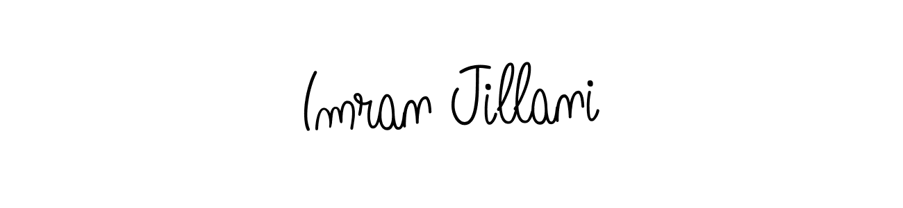 Design your own signature with our free online signature maker. With this signature software, you can create a handwritten (Angelique-Rose-font-FFP) signature for name Imran Jillani. Imran Jillani signature style 5 images and pictures png