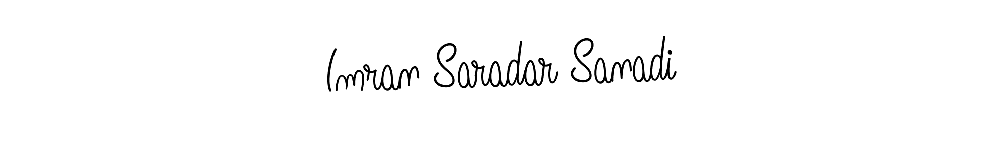 Once you've used our free online signature maker to create your best signature Angelique-Rose-font-FFP style, it's time to enjoy all of the benefits that Imran Saradar Sanadi name signing documents. Imran Saradar Sanadi signature style 5 images and pictures png