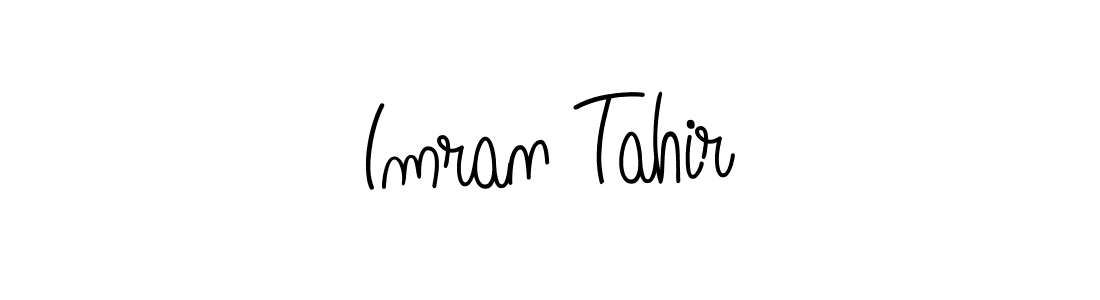 Imran Tahir stylish signature style. Best Handwritten Sign (Angelique-Rose-font-FFP) for my name. Handwritten Signature Collection Ideas for my name Imran Tahir. Imran Tahir signature style 5 images and pictures png