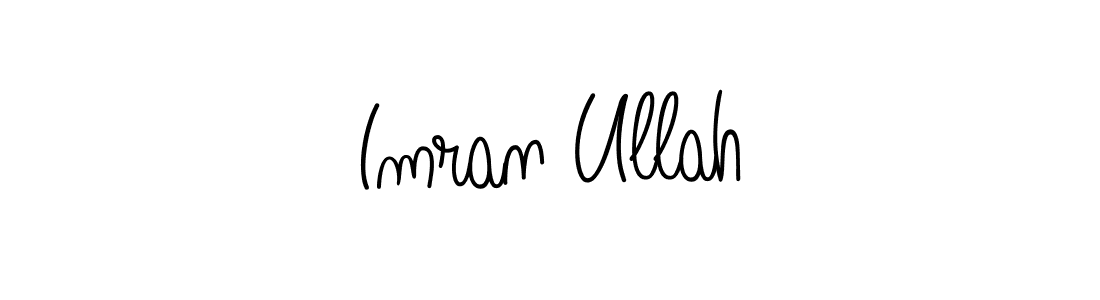 The best way (Angelique-Rose-font-FFP) to make a short signature is to pick only two or three words in your name. The name Imran Ullah include a total of six letters. For converting this name. Imran Ullah signature style 5 images and pictures png