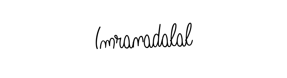 if you are searching for the best signature style for your name Imranadalal. so please give up your signature search. here we have designed multiple signature styles  using Angelique-Rose-font-FFP. Imranadalal signature style 5 images and pictures png