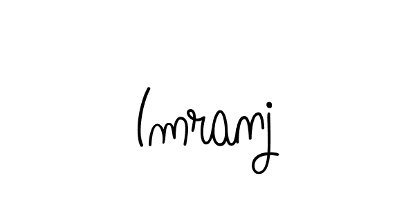 How to Draw Imranj signature style? Angelique-Rose-font-FFP is a latest design signature styles for name Imranj. Imranj signature style 5 images and pictures png