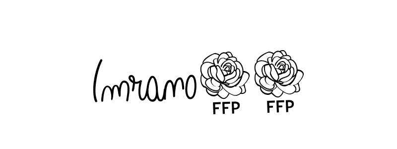 Make a beautiful signature design for name Imrano86. With this signature (Angelique-Rose-font-FFP) style, you can create a handwritten signature for free. Imrano86 signature style 5 images and pictures png