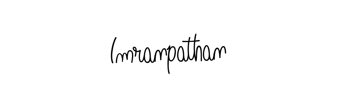 Imranpathan stylish signature style. Best Handwritten Sign (Angelique-Rose-font-FFP) for my name. Handwritten Signature Collection Ideas for my name Imranpathan. Imranpathan signature style 5 images and pictures png