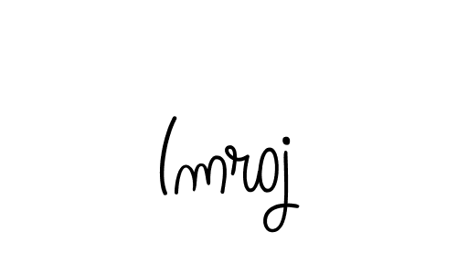 How to Draw Imroj signature style? Angelique-Rose-font-FFP is a latest design signature styles for name Imroj. Imroj signature style 5 images and pictures png