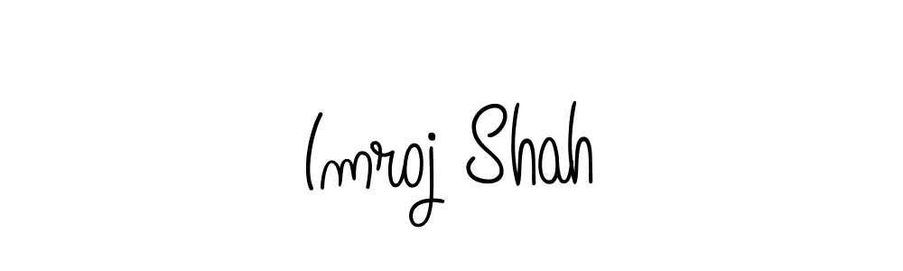 Best and Professional Signature Style for Imroj Shah. Angelique-Rose-font-FFP Best Signature Style Collection. Imroj Shah signature style 5 images and pictures png