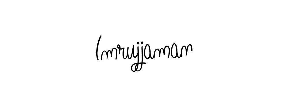 Angelique-Rose-font-FFP is a professional signature style that is perfect for those who want to add a touch of class to their signature. It is also a great choice for those who want to make their signature more unique. Get Imrujjaman name to fancy signature for free. Imrujjaman signature style 5 images and pictures png