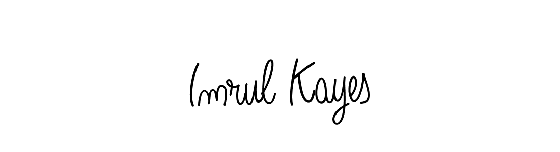 It looks lik you need a new signature style for name Imrul Kayes. Design unique handwritten (Angelique-Rose-font-FFP) signature with our free signature maker in just a few clicks. Imrul Kayes signature style 5 images and pictures png