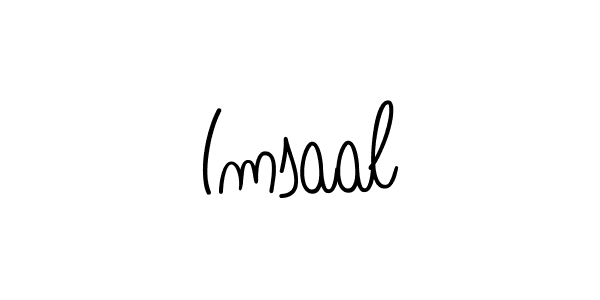 if you are searching for the best signature style for your name Imsaal. so please give up your signature search. here we have designed multiple signature styles  using Angelique-Rose-font-FFP. Imsaal signature style 5 images and pictures png