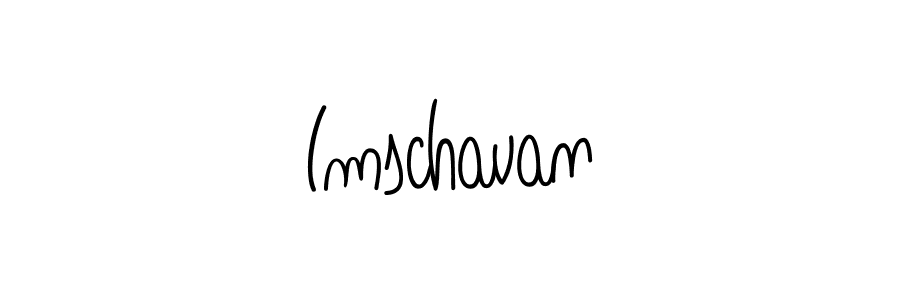 How to make Imschavan signature? Angelique-Rose-font-FFP is a professional autograph style. Create handwritten signature for Imschavan name. Imschavan signature style 5 images and pictures png