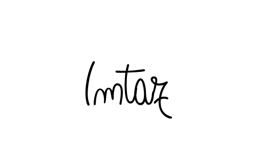 How to make Imtaz name signature. Use Angelique-Rose-font-FFP style for creating short signs online. This is the latest handwritten sign. Imtaz signature style 5 images and pictures png