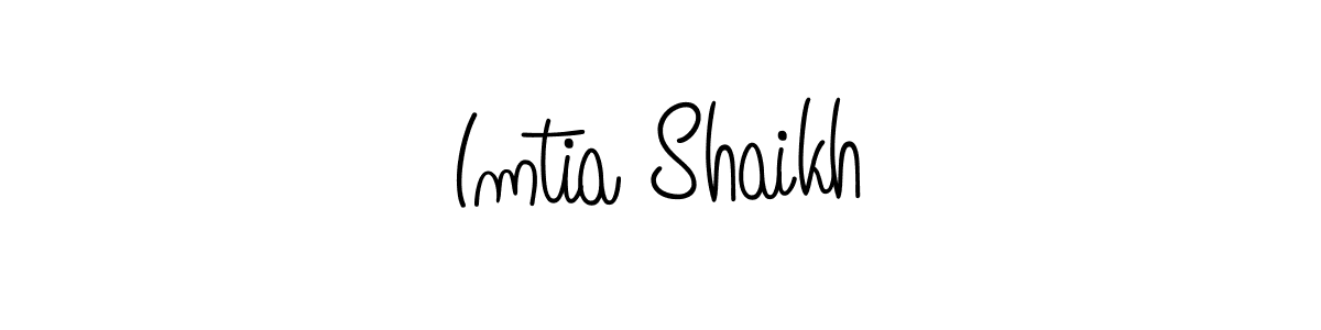 This is the best signature style for the Imtia Shaikh name. Also you like these signature font (Angelique-Rose-font-FFP). Mix name signature. Imtia Shaikh signature style 5 images and pictures png