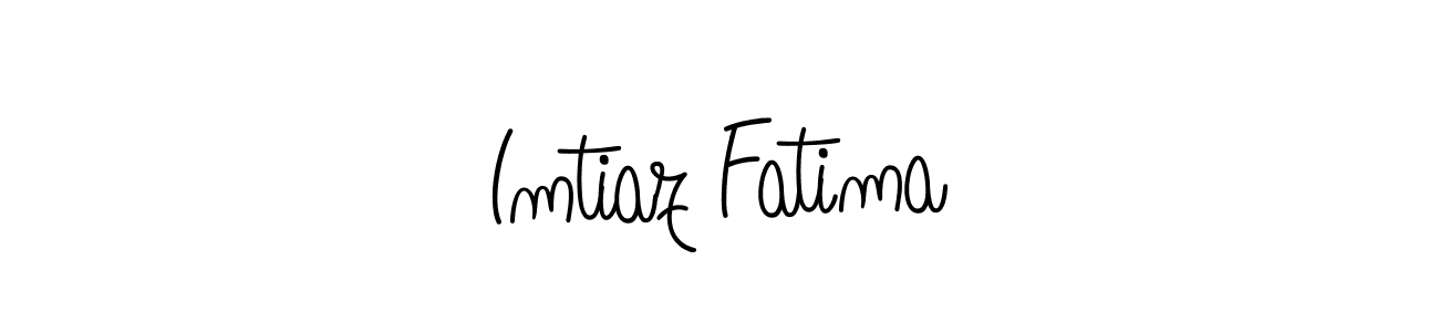 Create a beautiful signature design for name Imtiaz Fatima. With this signature (Angelique-Rose-font-FFP) fonts, you can make a handwritten signature for free. Imtiaz Fatima signature style 5 images and pictures png